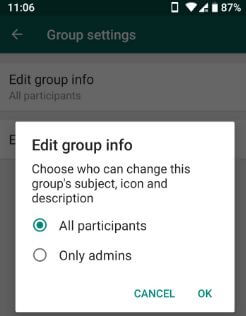 Cómo utilizar las nuevas funciones de WhatsApp Group en un teléfono ...