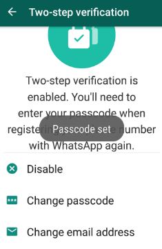 Cómo cambiar la contraseña de la verificación en dos pasos de WhatsApp ...